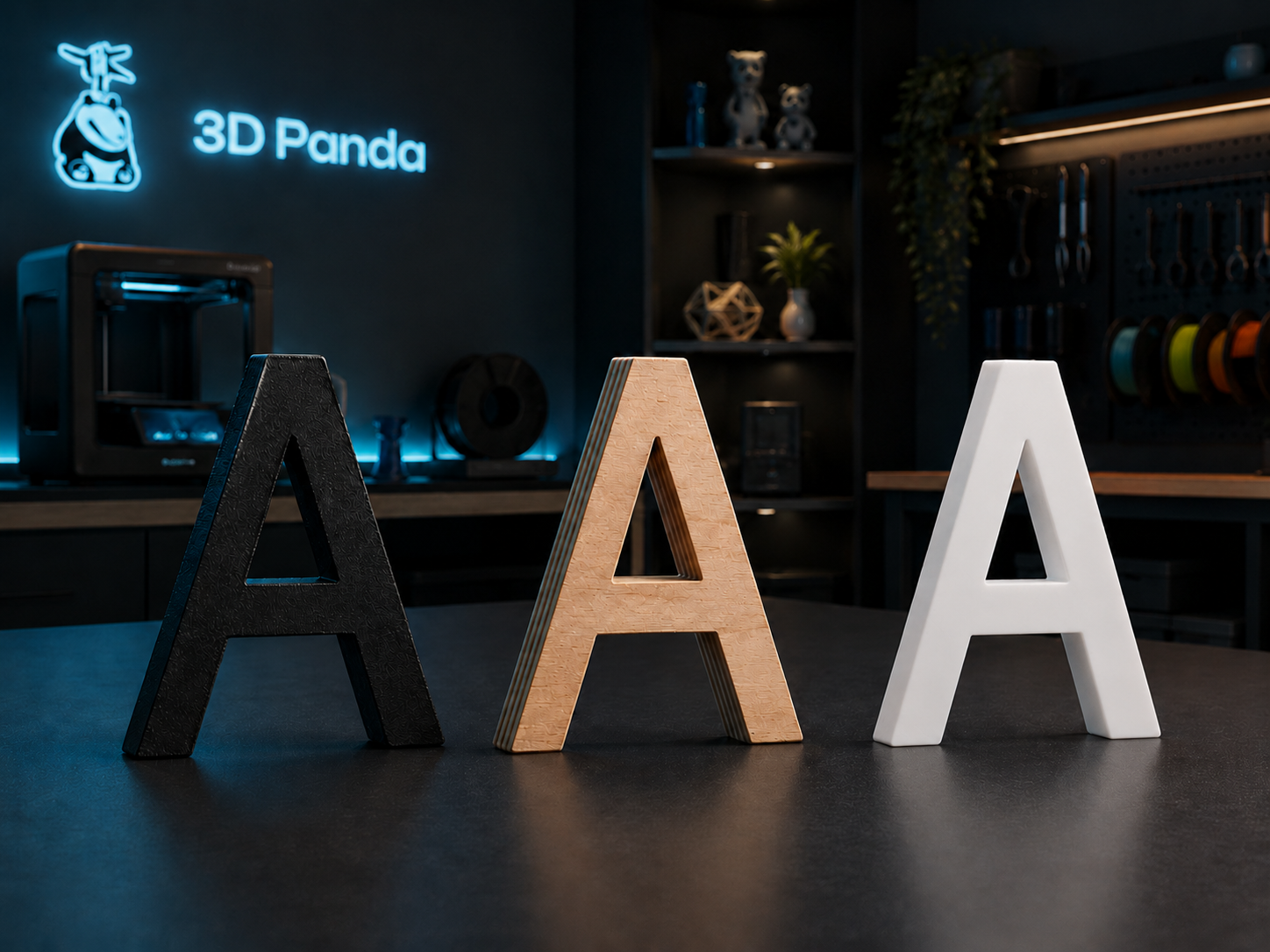Testi 3D Multimateriale — esempio
