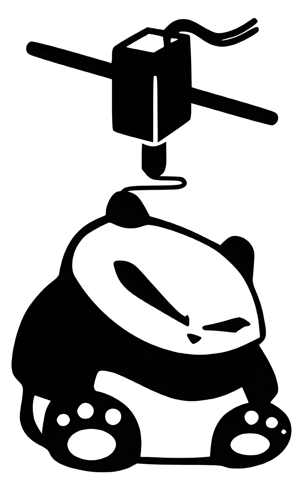 Logo 3D Panda